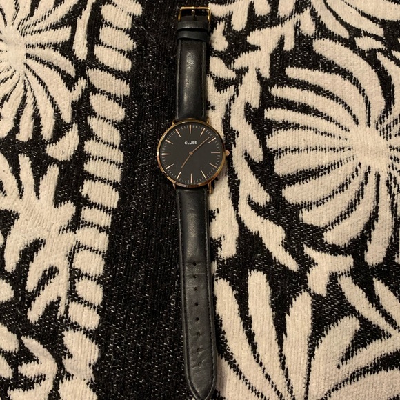 Cluse Accessories - Cluse Black Leather Watch
